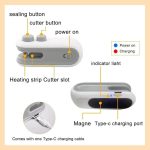 Portable Heat Sealing Machine | Rechargeable Mini Bag Sealer with Cutter | USB Charging Magnetic Design - Image 2