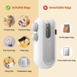 Portable Heat Sealing Machine | Rechargeable Mini Bag Sealer with Cutter | USB Charging Magnetic Design - Image 5