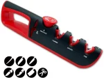4 in 1 Professional Knife Sharpener Tool | Adjustable Angle Kitchen Knife & Scissors Blade Sharpener - Image 2