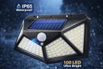 Solar Motion Sensor Wall Light 100 LED | Outdoor Solar Security Light - Image 4