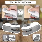 Portable Heat Sealing Machine | Rechargeable Mini Bag Sealer with Cutter | USB Charging Magnetic Design - Image 3