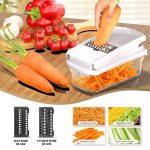 7-in-1 Multifunctional Vegetable Cutter with Replaceable Blades | Fruit Slicer & Food Shredder - Image 4