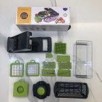7-in-1 Multifunctional Vegetable Cutter with Replaceable Blades | Fruit Slicer & Food Shredder - Image 3