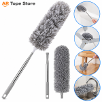 Extendable Microfiber Duster with Telescopic Handle – Washable High Reach Ceiling & Fan Cleaning Brush