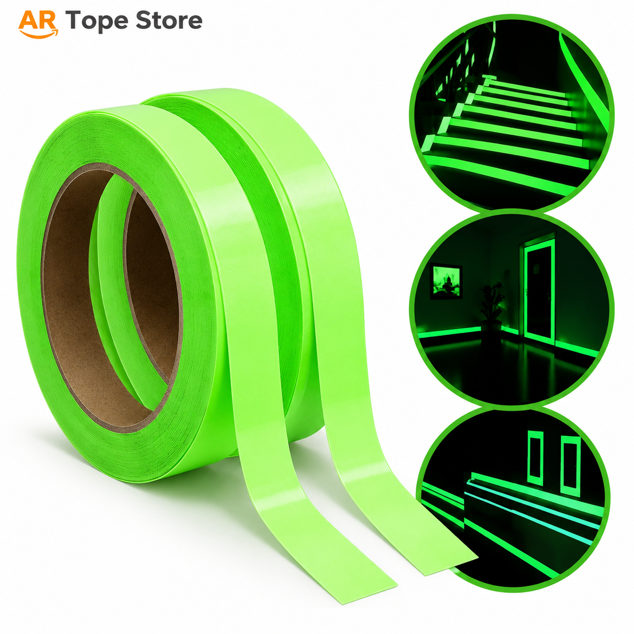file_0000000098b88211a7242925949745f6 Glow in the Dark Luminous Tape – Self-Adhesive Fluorescent Safety & Night Warning Tape - Image 1