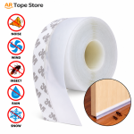 Self-Adhesive Silicone Door Bottom Sealing Strip – Dust, Wind & Insect Protection Tape