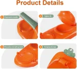 2 In 1 Dumpling Maker Press Tool | Manual Dumpling Skin Wrapper & Pastry Making Mould for Kitchen - Image 4