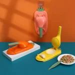 2 In 1 Dumpling Maker Press Tool | Manual Dumpling Skin Wrapper & Pastry Making Mould for Kitchen - Image 3