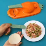 2 In 1 Dumpling Maker Press Tool | Manual Dumpling Skin Wrapper & Pastry Making Mould for Kitchen - Image 5