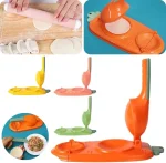 2 In 1 Dumpling Maker Press Tool | Manual Dumpling Skin Wrapper & Pastry Making Mould for Kitchen - Image 6