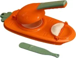 2 In 1 Dumpling Maker Press Tool | Manual Dumpling Skin Wrapper & Pastry Making Mould for Kitchen - Image 7